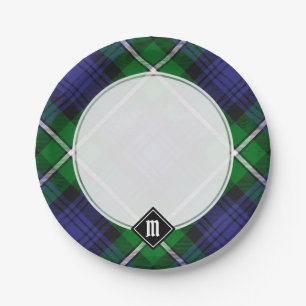 Clan Forbes Tartan Paper Plate