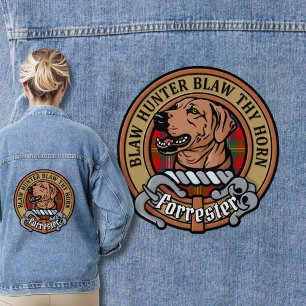 Clan Forrester Crest sur Tartan