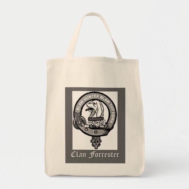 Clan Forrester Crest Tote Bag (Front)