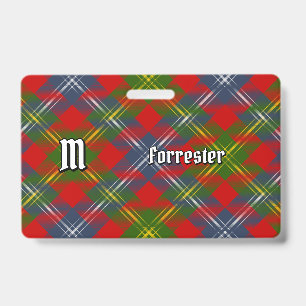 Clan Forrester Tartan Badge