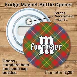 Clan Forrester Tartan Bottle Opener