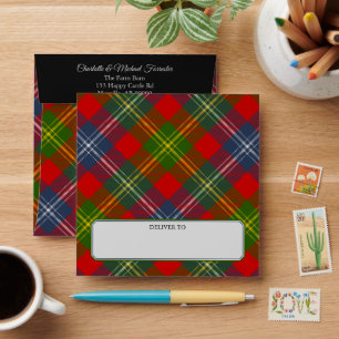 Clan Forrester Tartan Envelope
