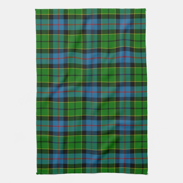 Clan Forsyth Tartan Kitchen Towel (Vertical)