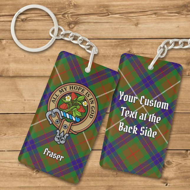 Clan Fraser Crest Acrylic Keychain (Creator Uploaded)