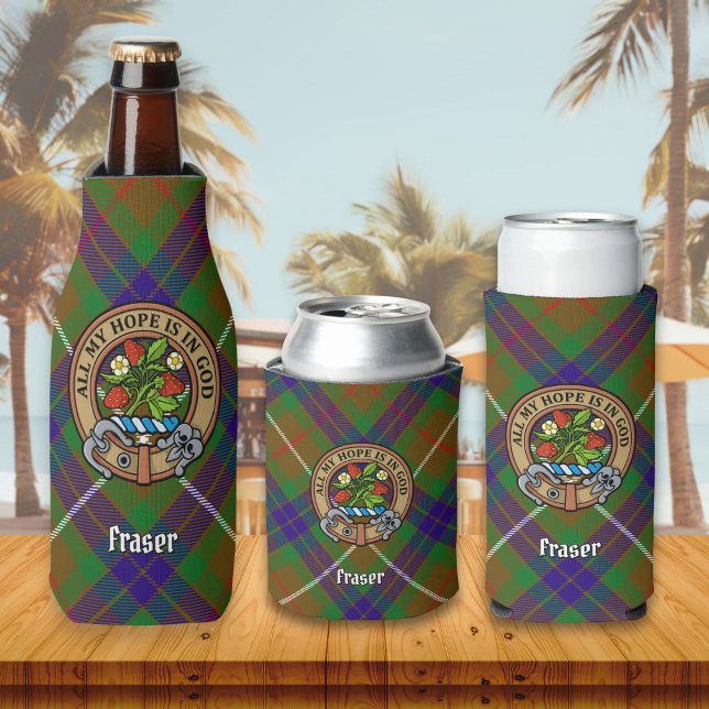 Clan Fraser Crest Bottle Cooler (Creator Uploaded)