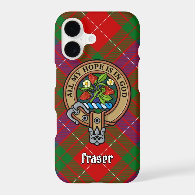 Clan Fraser Crest Coque-Mate coque iphone (Verso)