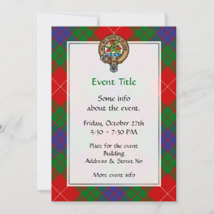 Clan Fraser Crest Invitation