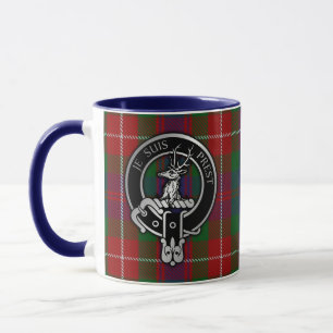 Clan Fraser de Lovat Crest & Tartan Mug