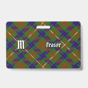 Clan Fraser Hunting Tartan Badge