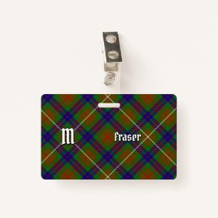 Clan Fraser Hunting Tartan Badge