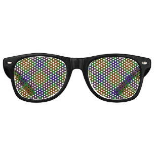 Clan Fraser Hunting Tartan Retro Sunglasses