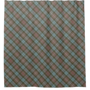 Clan Fraser Hunting Tartan Weathered - Rotated