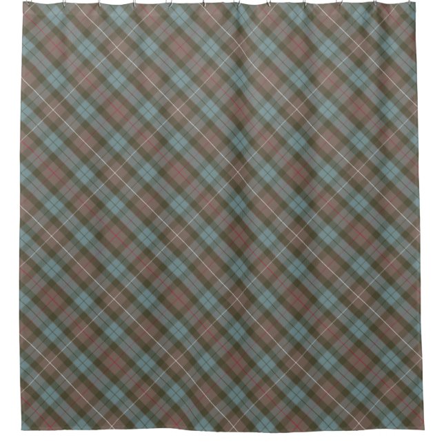 Clan Fraser Hunting Tartan Weathered - Rotated (Front)