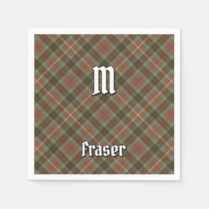 Clan Fraser Hunting Weathered Tartan Napkins