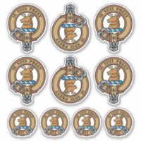 Clan Fraser of Lovat Crest Sticker Set