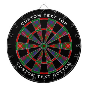 Clan Fraser of Lovat Tartan Dartboard