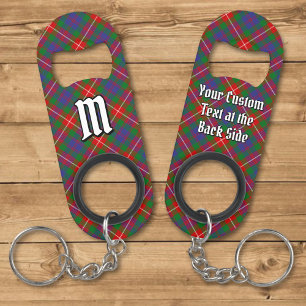 Clan Fraser of Lovat Tartan Keychain Bottle Opener