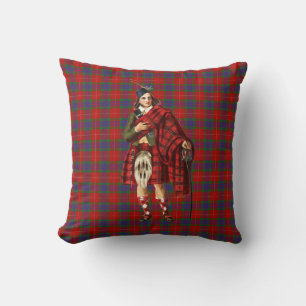 Clan Fraser Old Scotland Throw Pillow