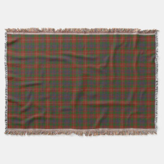 Clan Fraser Scottish Highland Tartan Throw Blanket