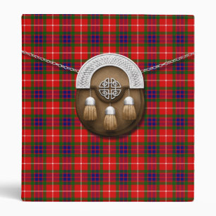 Clan Fraser Tartan And Sporran Binder