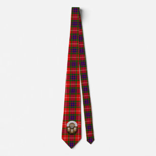 Clan Fraser Tartan And Sporran Tie