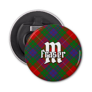 Clan Fraser Tartan Bottle Opener