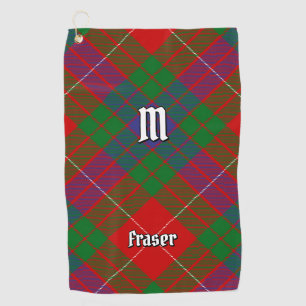 Clan Fraser Tartan Golf Towel