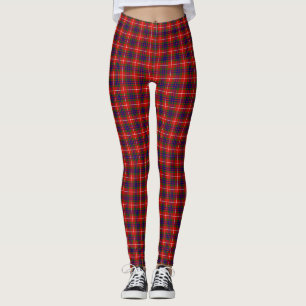 Clan Fraser Tartan Plaid Leggings