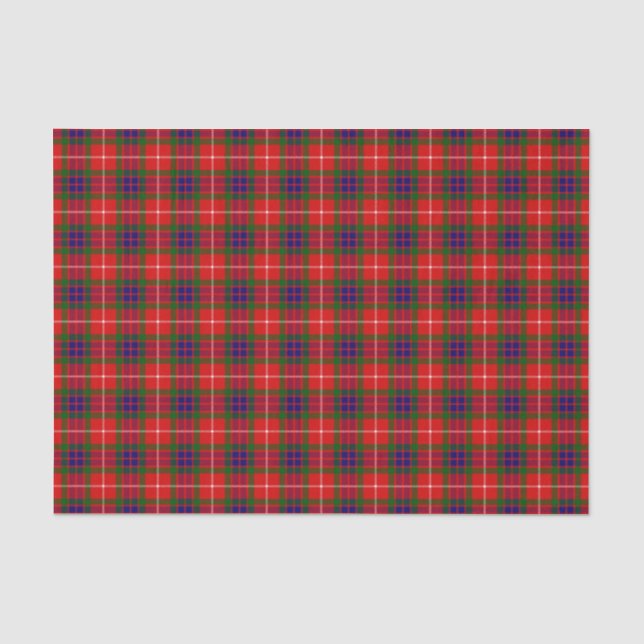Clan Fraser Tartan Tissue Paper (Front)
