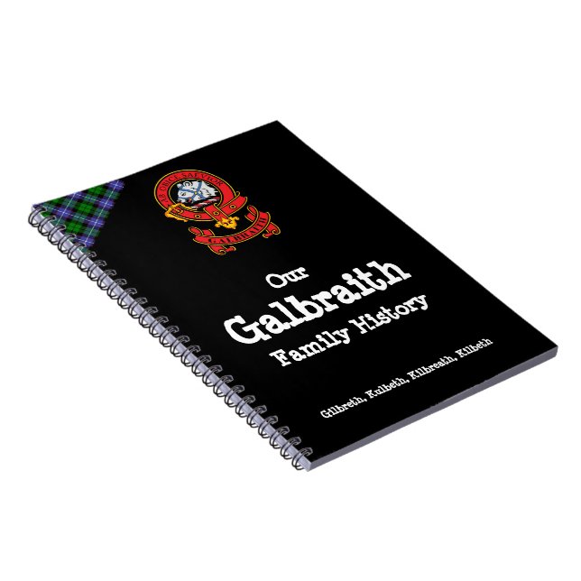 Clan Galbraith Family History Note Book (Right Side)