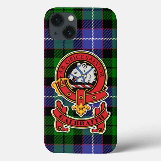 Clan Galbraith Iphone 13 Case (Back)