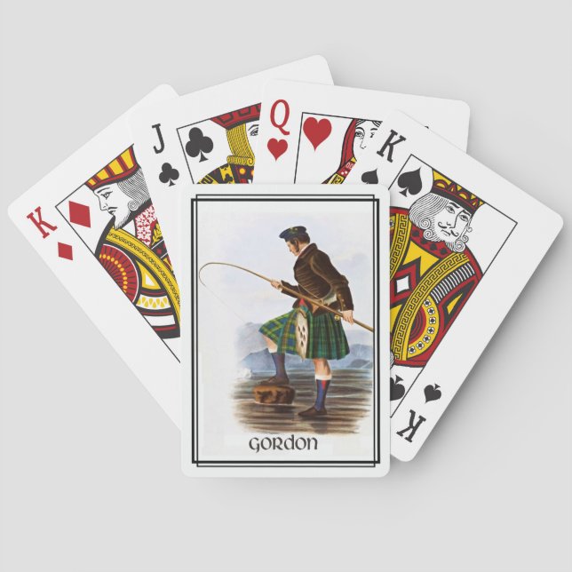 Clan Gordon Classic Scotland Playing Cards (Back)