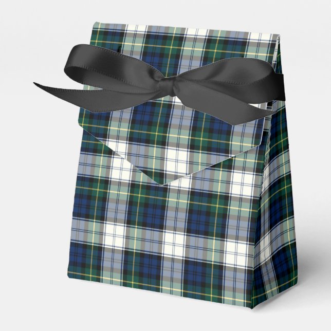 Clan Gordon Dress Tartan Favor Box (Front Side)