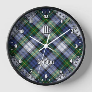 Clan Gordon Dress Tartan Large Clock