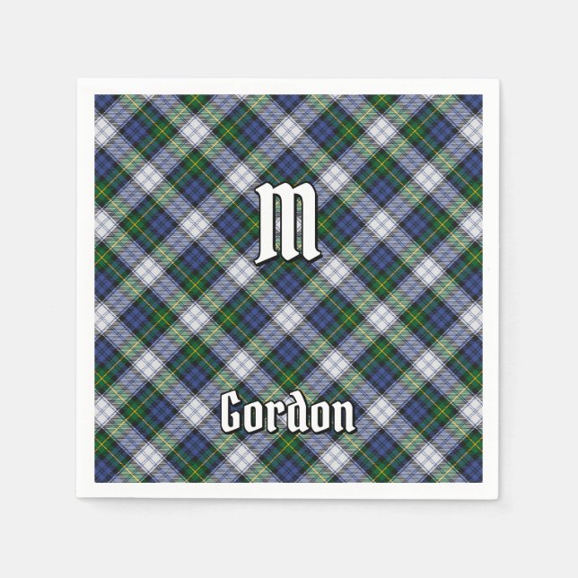 Clan Gordon Dress Tartan Napkins (Front)