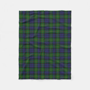 Clan Gordon Plaid Fleece Blanket