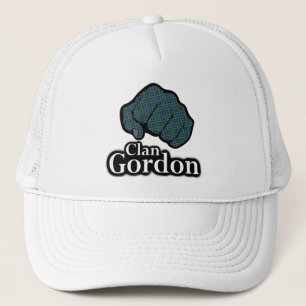 Clan Gordon Scotland Proud Tartan Fist Trucker Hat