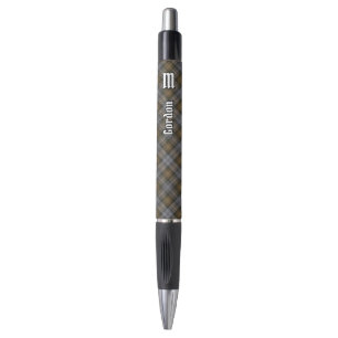 Clan Gordon Stylo Tartan Patiné