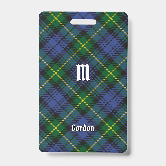 Clan Gordon Tartan Badge (Front)