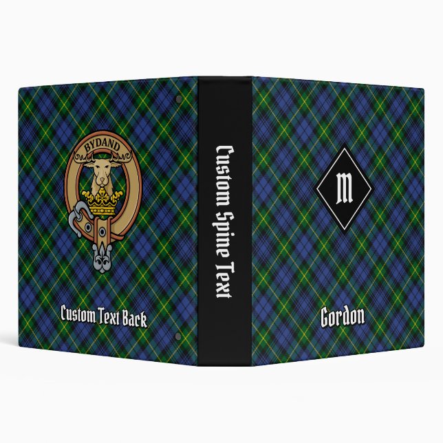 Clan Gordon Tartan Binder (Background)