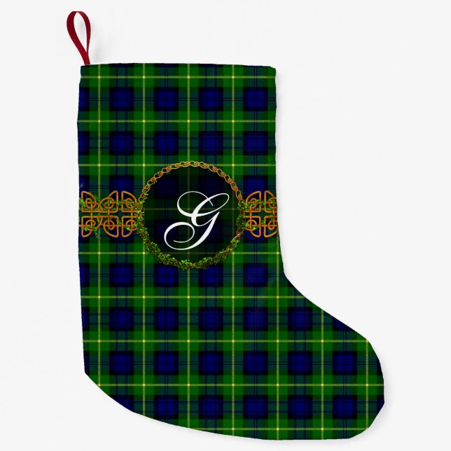 Clan Gordon Tartan Small Christmas Stocking (Front)