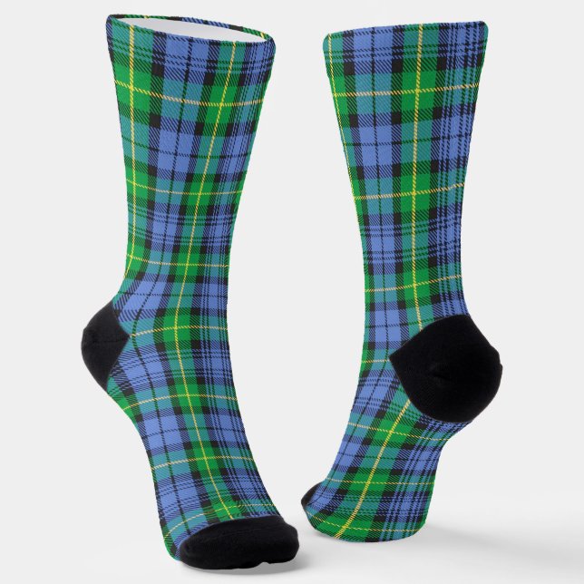 Clan Gordon Tartan Socks (Angled)