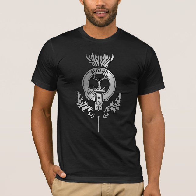 Clan Gordon Thistle Crest T-Shirt (Front)