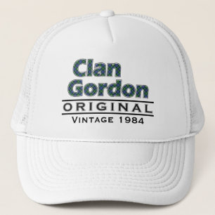 Clan Gordon Vintage Customize Your Birthyear Trucker Hat