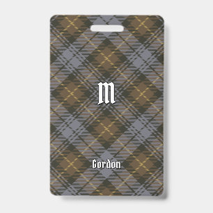 Clan Gordon Weathered Tartan Badge