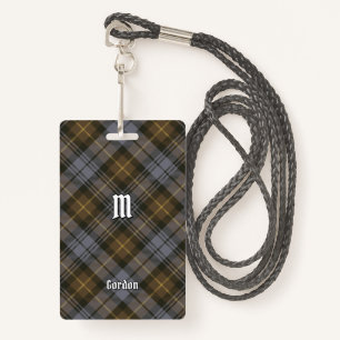 Clan Gordon Weathered Tartan Badge