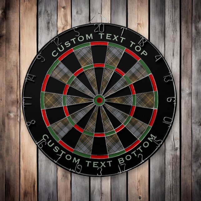 Clan Gordon Weathered Tartan Dart Board (Creator Uploaded)