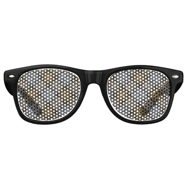 Clan Gordon Weathered Tartan Retro Sunglasses (Front)