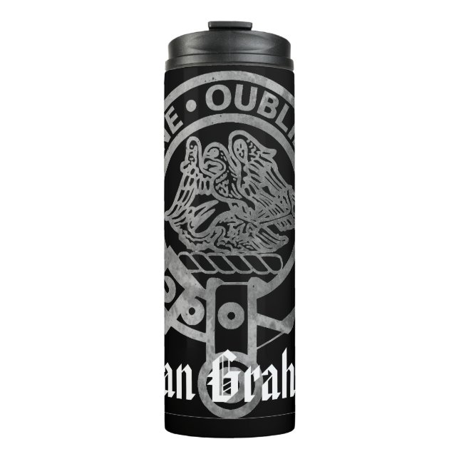 Clan Graham Crest Badge Thermal Tumbler (Front)