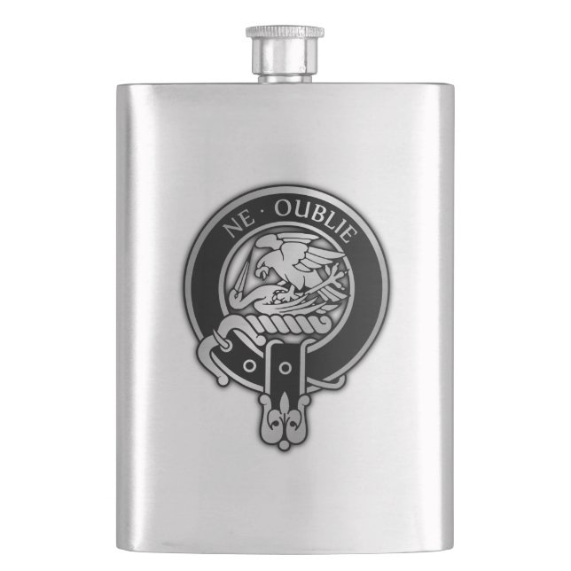 Clan Graham Crest Flask (Front)